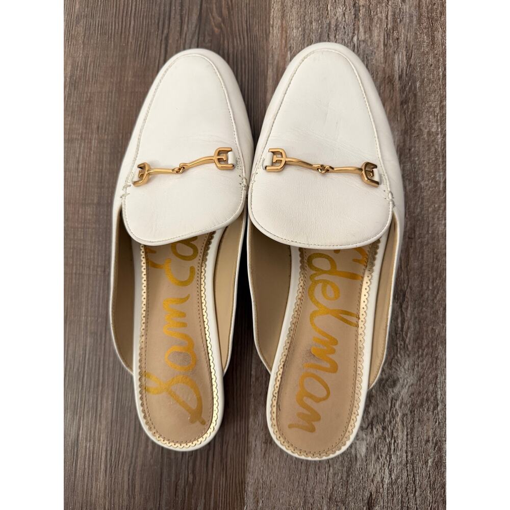 Sam Edelman Linnie Bit Mule in White size women’s 8 EUC - Picture 4 of 10